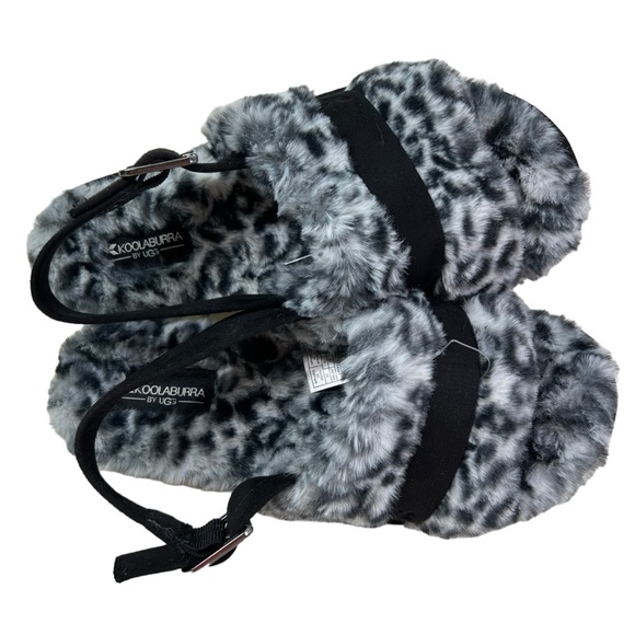 Koolaburra x UGG Sandals Fuzzd Out Sling Cheetah - Picture 6 of 11